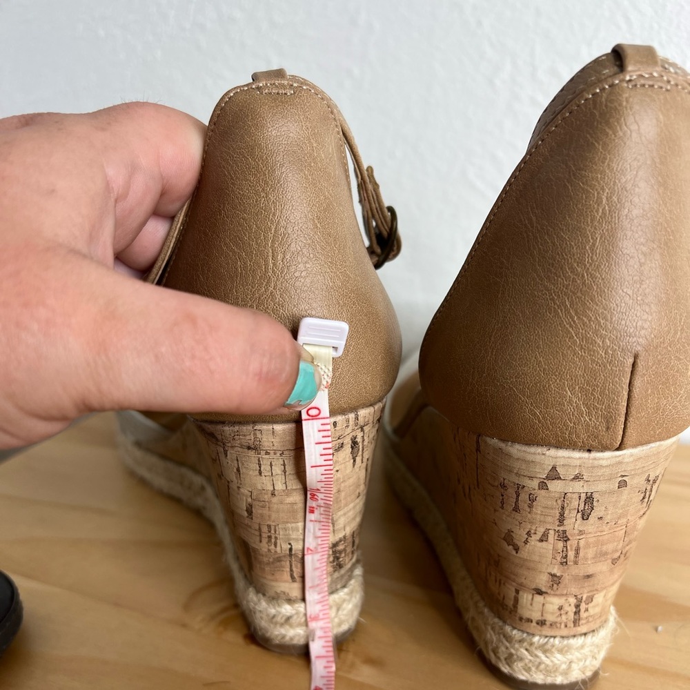 NEW Maurice’s Faith Ivory Espadrille Wedge size 9.5 - Picture 9 of 9